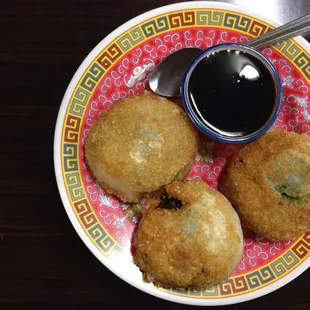 Steamed Leek Cakes