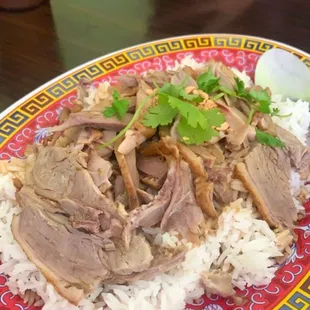 Duck Over Rice