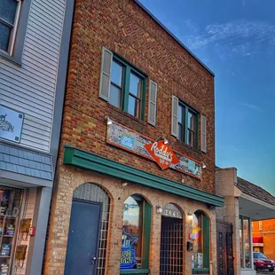 the outside of the building