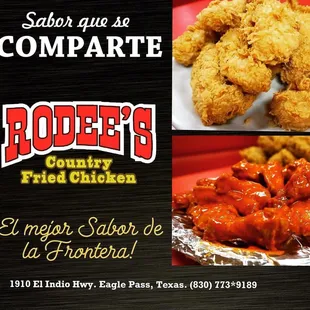 a variety of fried chicken