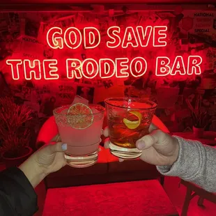 Margarita and old fashion