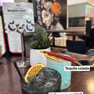 Tequila Colada &amp; Halloween Cocktail #rodeo39stanton #rodeo39 #tequila #tequilacolada #halloweencocktail