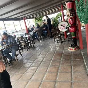Outdoor seating