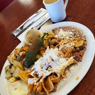 Chilaquiles rojos