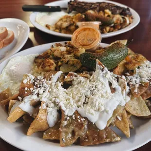 Chilaquiles were yummy!