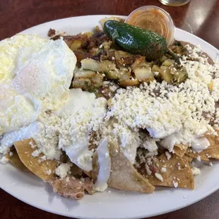 Chiliquiles breakfast