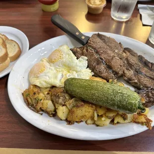 Ribeye Steak &amp; eggs