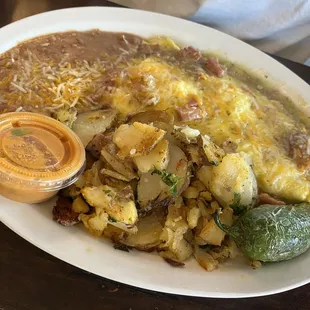 Chile Verde Omelette