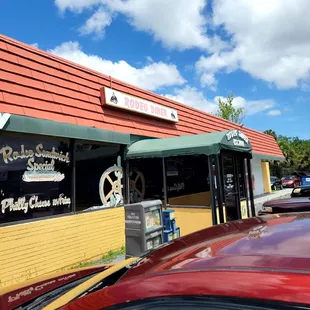 he outside of the restaurant