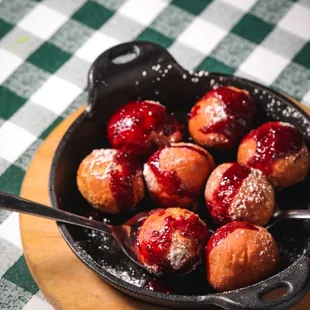 food, dough desserts, donuts