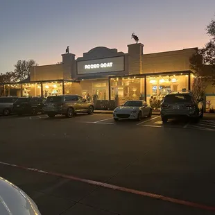 outside