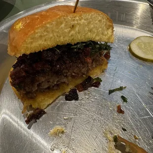 Bacon Blue Cheese Burger