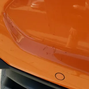 Water and dirt not cleaned correctly