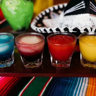 Rainbow margarita