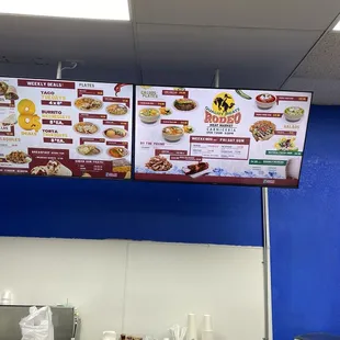 Food menu
