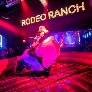 Get BUCKED on our mechanical bull!