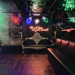 Upstairs dance floor