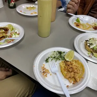 CHICKEN TACO, chorizo gordita