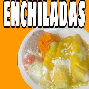 Chicken enchiladas