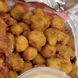 Fried okra