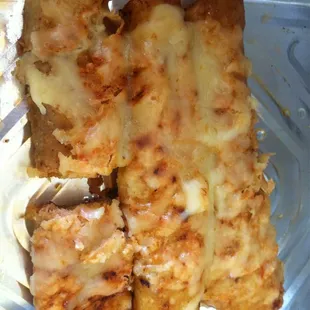 Cheese enchiladas