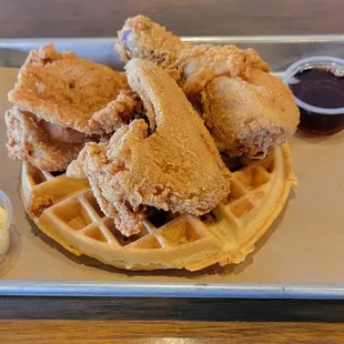 3pc Fried Chicken and Waffle