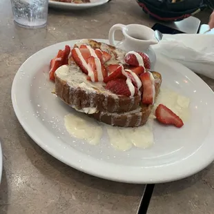 Strawberry cheesecake French toast