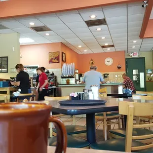 Nice decor and ambiance. Everything is clean and feels diner like.