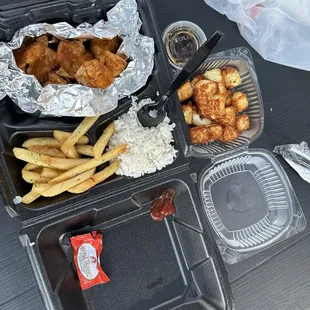 seafood, fish and chips, food, fish