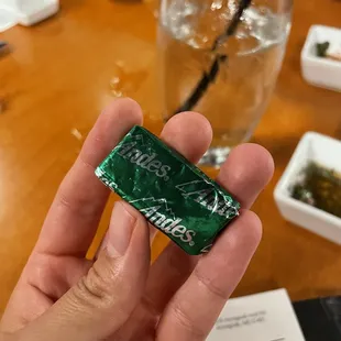 Free candy at the end!