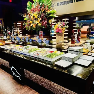 interior, sushi and sashimi