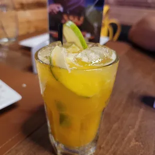 Passion fruit caipirinha
