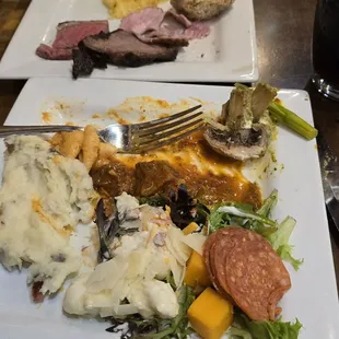Salad bar and a little more grill items