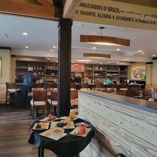 Bar area