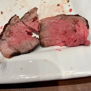 House Speciality Piccanna Steak perfectly cooked