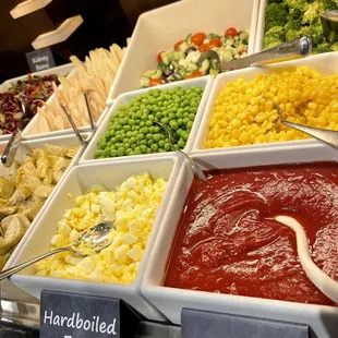 Salad bar toppings