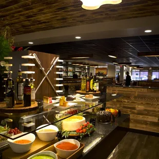 interior, sushi and sashimi