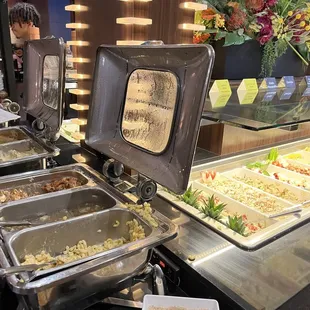 a variety of food items