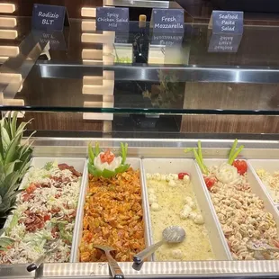 various salads