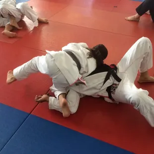 My baby girl smashing Bjj style !!