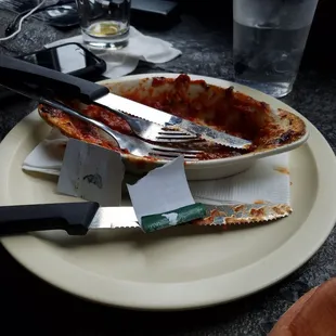 What is left over from the stuffed banana peppers.  Delicious,  perfect amount of heat and cheese and sauce.