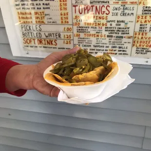 Nachos with Extra peppers