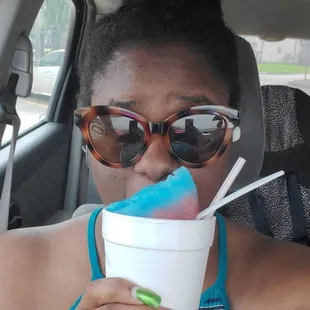 Cotton candy and polar juice i believe
