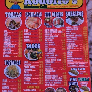 Menu 5/1/24