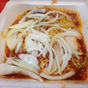 Cheese and Onion Enchiladas