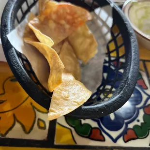 First basket of chips is free with salsa.  It's $1.50 per refill