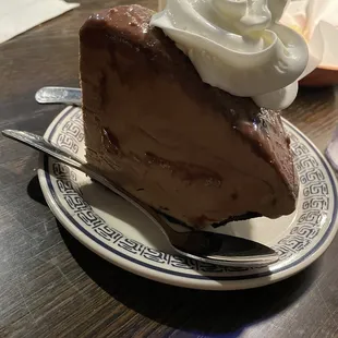 Kahlua fudge mud pie