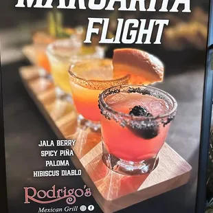 Margarita, special drinks