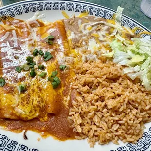 2 Cheese Enchilada combo $19 (new menu, higher prices)