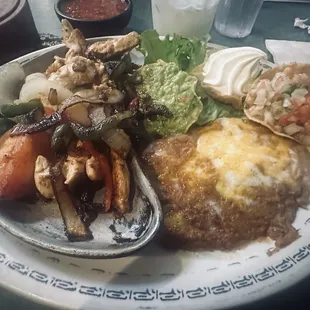 Chicken fajitas